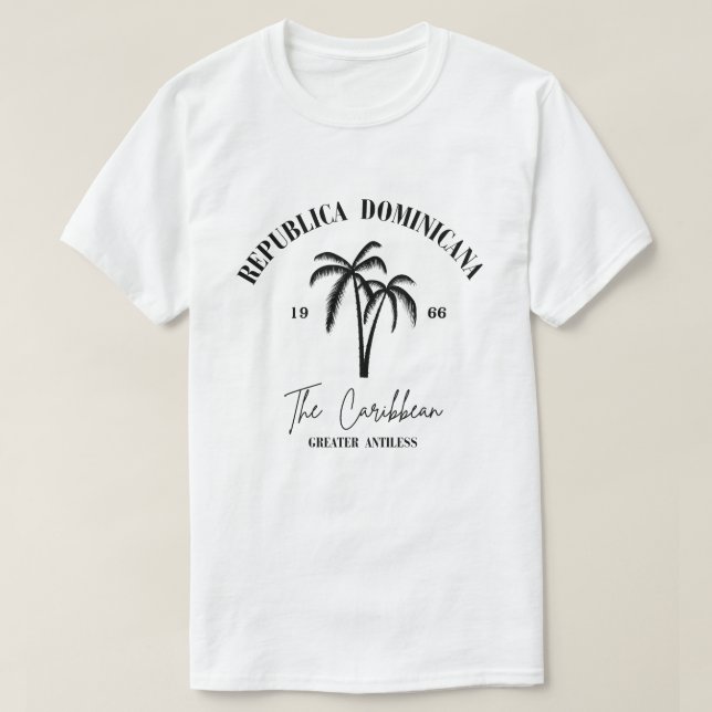 Proud República Dominicana Flagga T-Shirt (Design framsida)