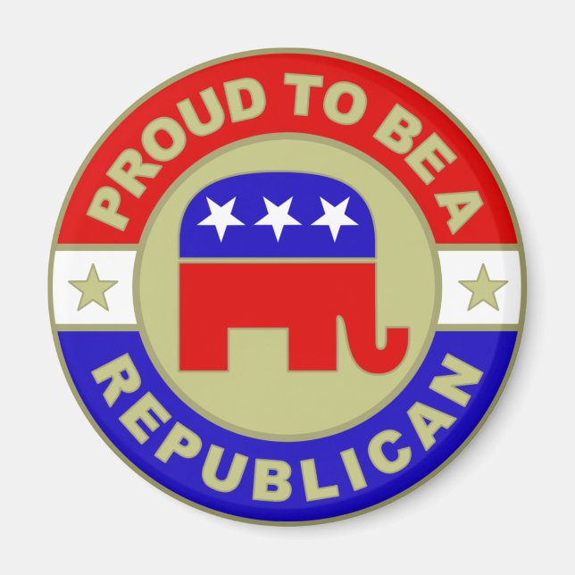 Proud Republican Magnet (Framsidan)