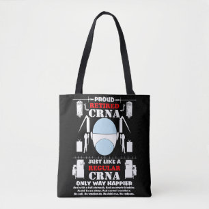 Proud Retrött CRNA Tygkasse