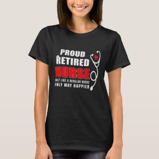 Proud Retrött Nurse T Shirt