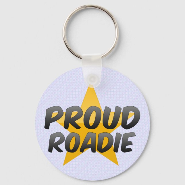 Proud Roadie Nyckelring (Framsida)