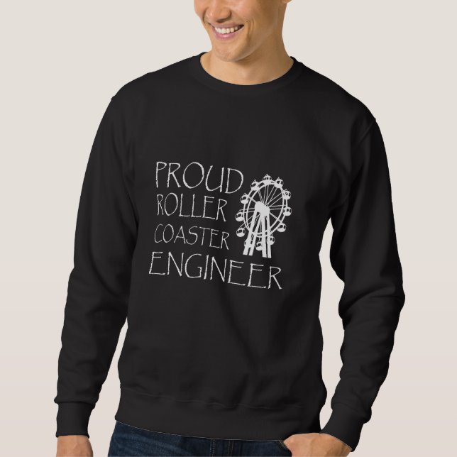 Proud Roller Underlägg Ingenjör Roller Underlägg R Lång Ärmad Tröja (Framsida)