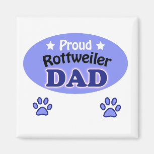 Proud Rottweiler pappa Magnet
