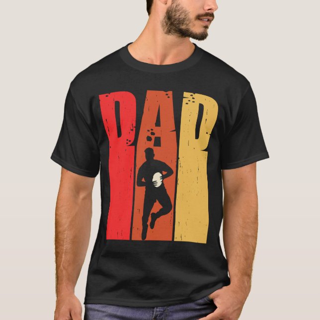 PROUD RUGBY PAPPA T-SHIRT DESIGN (Framsida)