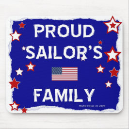 Proud Sailors familj - i heder - Mousepad Musmatta