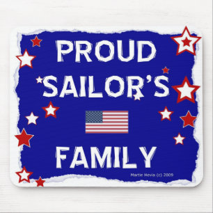 Proud Sailors familj - i heder - Mousepad Musmatta