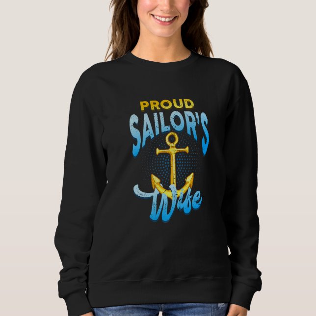 Proud Sailors Maka kapten Anchor Sailing Boot T Shirt (Framsida)