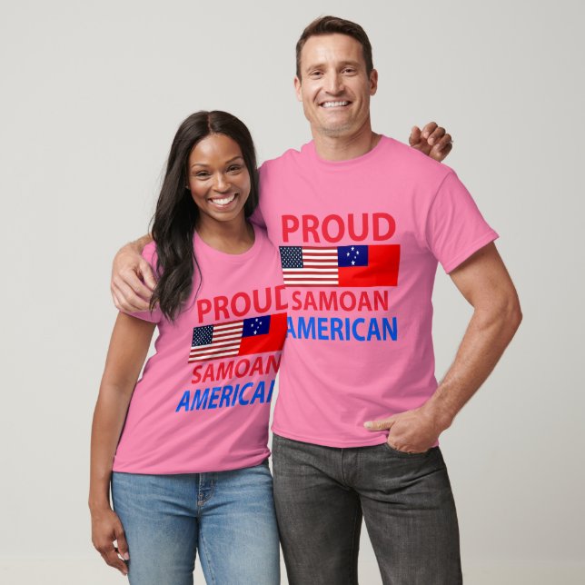 Proud Samoan American T Shirt (Unisex)