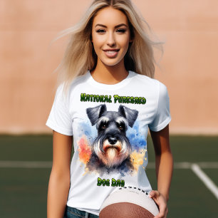 Proud Schnauzer på Hund Pureborn T Shirt