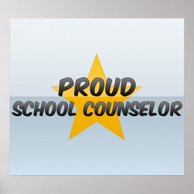 Proud School Counselor Poster (Framsidan)