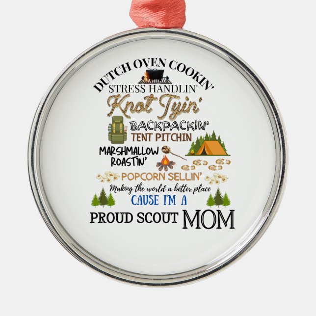 Proud Scout Mamma Ornament (Framsidan)