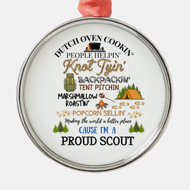 Proud Scout Ornament (Framsidan)
