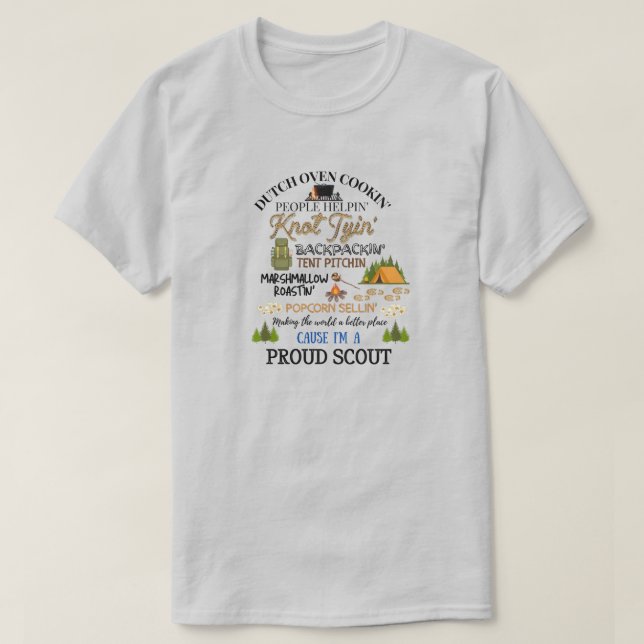 Proud Scout T-Shirt (Design framsida)