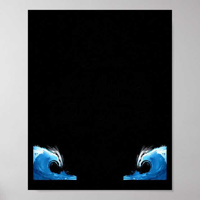 Proud Seaman Captain Husband Papa Daddy Anchor Pri Poster (Framsidan)