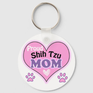 Proud Shih Tzu Mamma Nyckelring
