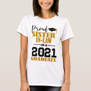Proud Sister in Law från 2021 Student T Shirt
