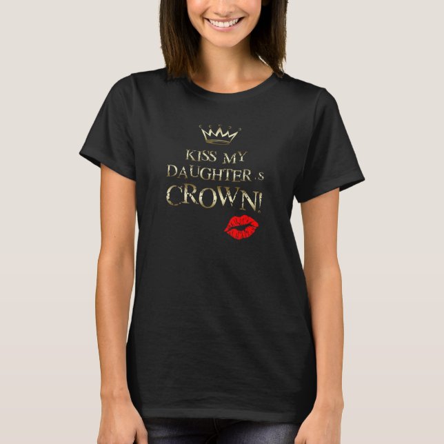 Proud Skönhetstävling Parents Slogan t-shirt (Framsida)