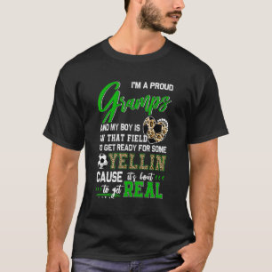 Proud Soccer Gramps-fotbollsfamilj matchande 1 T Shirt