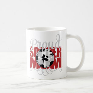 Proud Soccer Mamma i Red Kaffemugg