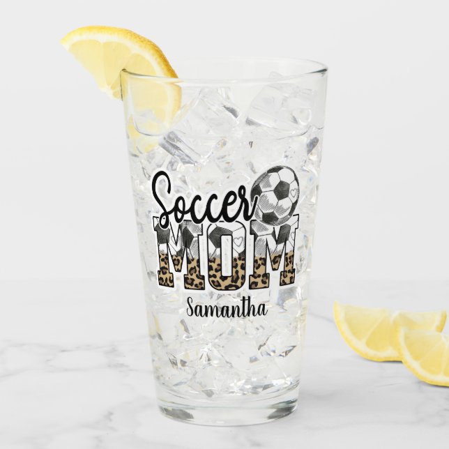 Proud Soccer Mamma - Sideline Champion Glaskopp (Framsida Ice)