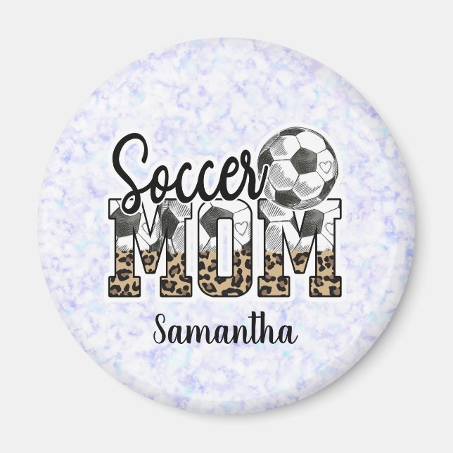 Proud Soccer Mamma - Sideline Champion Magnet (Framsidan)