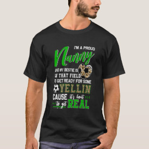 Proud Soccer Nanny Soccer Family Matching 2 T Shirt