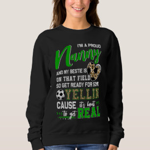 Proud Soccer Nanny Soccer Family Matching 2 T Shirt