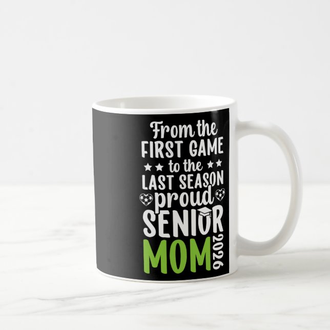 Proud Soccer Senior Mom 2026 Soccer Senior Mama 20 Kaffemugg (Höger)