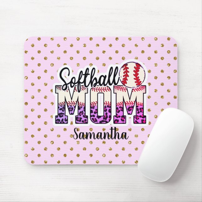 Proud Softball Mamma Life Musmatta (Med mus)