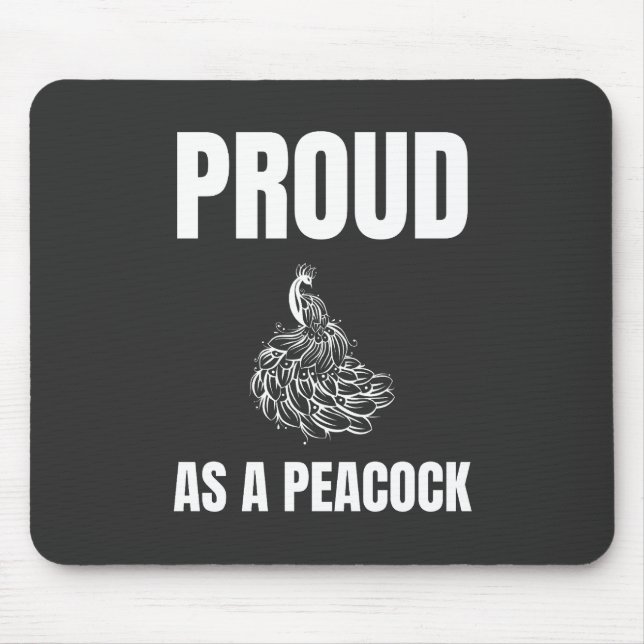Proud som Peacock Musmatta (Framsidan)