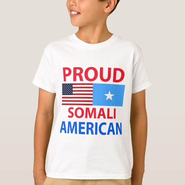 Proud Somali American T-shirt (Framsida)