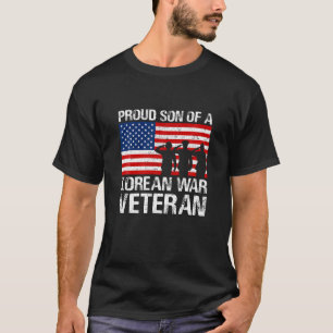 Proud Son till koreanska Krig Veteran T Shirt