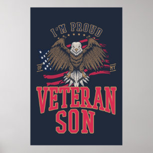 Proud Son till veteranernas dag Poster