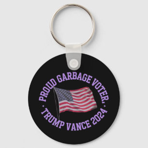 Proud Sopor Voter Trump Vance 2024 utträder Nyckelring