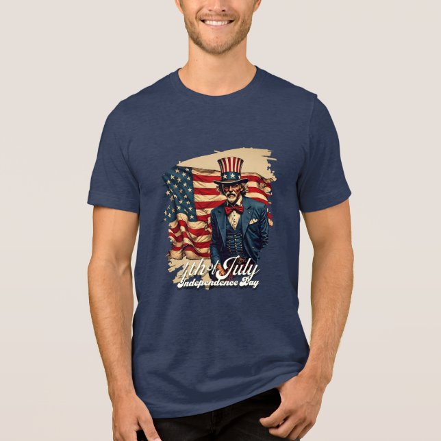 Proud Soul av den 4 juli T Shirt (Framsida)