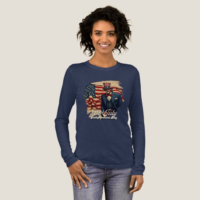 Proud Soul av den 4 juli T Shirt (Hel framsida)