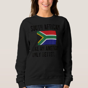 Proud South African Flagga South Afrika South Afri T Shirt
