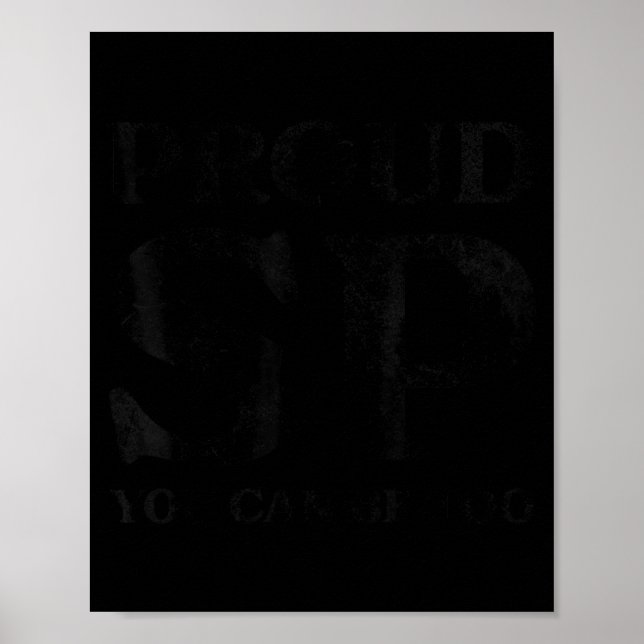 Proud Sp Anti Scientology Funny Quote Idea  Poster (Framsidan)