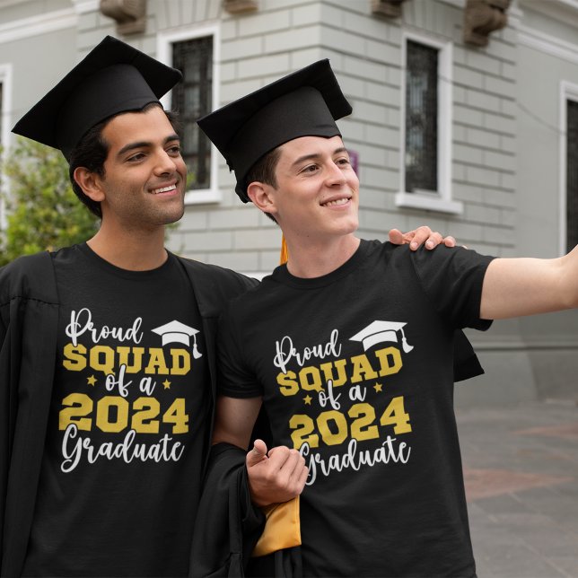 Proud Squad of the Graduate 2024 T Shirt (Skapare uppladdad)