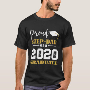 Proud Step Pappa av 2020 Student White T Shirt