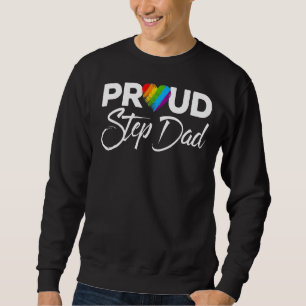 Proud Step Pappa Gay pride Month Lgbtq Lång Ärmad Tröja