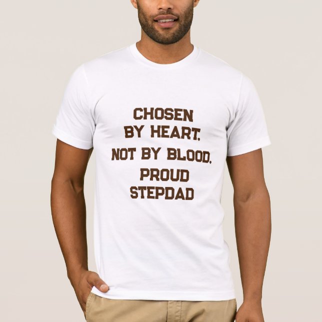 Proud Stepdad T Shirt (Framsida)