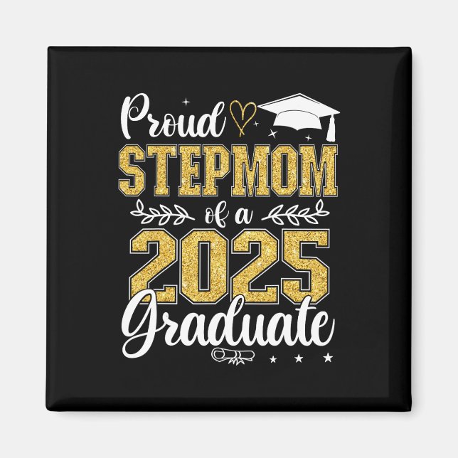 Proud Stepmamma för en högste chef för Student 202 Magnet (Framsidan)
