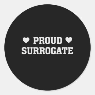 Proud Surrogate Kärlek He Runt Klistermärke