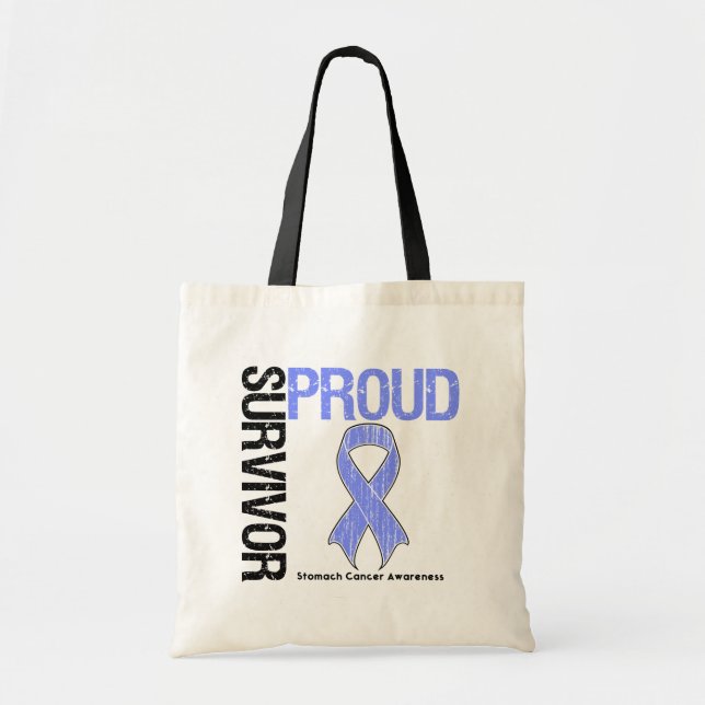 Proud Survivor - Stomach Cancer Tygkasse (Framsidan)