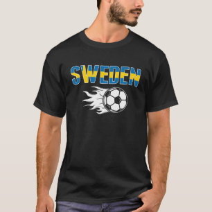 Proud Sverige Ocer Fläkt Jersey - Svenska fotbolle T Shirt
