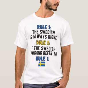 Proud Swedish Roots Sverige Flagga Swedish Heritag T Shirt