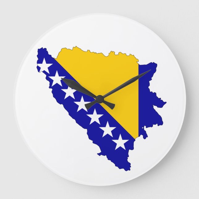 Proud Symbol of Bosnien och Hercegovina - Timless  Stor Klocka (Framsida)