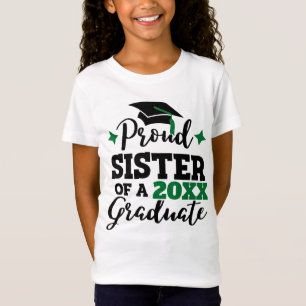 Proud-syster med 2022 student svart gänghölje T- S T Shirt