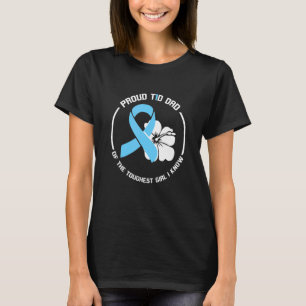 Proud T1d Pappa i den tuffaste flicka jag känner D T Shirt